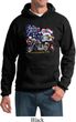 Mens Biker Hoodie American Pride Motorcycle Hoody