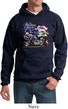 Mens Biker Hoodie American Pride Motorcycle Hoody