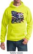 Mens Biker Hoodie American Pride Motorcycle Hoody