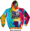 Mens Biker Hoodie American Pride Motorcycle Tie Dye Hoody