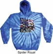 Mens Biker Hoodie American Pride Motorcycle Tie Dye Hoody