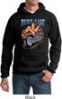 Mens Biker Hoodie Built To Last Hoody