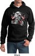 Mens Biker Hoodie Eagle Biker Hoody