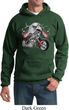 Mens Biker Hoodie Eagle Biker Hoody