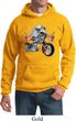 Mens Biker Hoodie Eagle Biker Hoody
