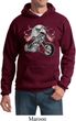 Mens Biker Hoodie Eagle Biker Hoody