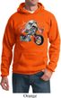 Mens Biker Hoodie Eagle Biker Hoody
