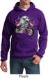 Mens Biker Hoodie Eagle Biker Hoody
