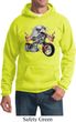 Mens Biker Hoodie Eagle Biker Hoody