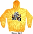 Mens Biker Hoodie Eagle Biker Tie Dye Hoody