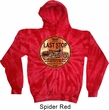 Mens Biker Hoodie Last Stop Tie Dye Hoody