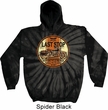 Mens Biker Hoodie Last Stop Tie Dye Hoody