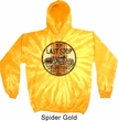 Mens Biker Hoodie Last Stop Tie Dye Hoody