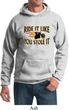 Mens Biker Hoodie Ride It Like You Stole It Hoody