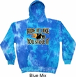 Mens Biker Hoodie Ride It Like You Stole It Tie Dye Hoody