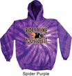 Mens Biker Hoodie Ride It Like You Stole It Tie Dye Hoody