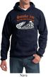 Mens Biker Hoodie Smoke Em Hoody