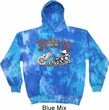 Mens Biker Hoodie Smoke Em Tie Dye Hoody