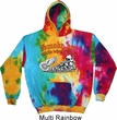 Mens Biker Hoodie Smoke Em Tie Dye Hoody