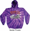 Mens Biker Hoodie Smoke Em Tie Dye Hoody