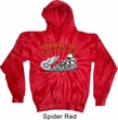Mens Biker Hoodie Smoke Em Tie Dye Hoody