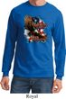 Mens Biker Shirt American By Birth Long Sleeve Tee