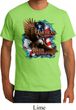 Mens Biker Shirt American By Birth Organic Tee T-Shirt