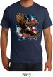Mens Biker Shirt American By Birth Organic Tee T-Shirt