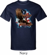 Mens Biker Shirt American By Birth Tall Tee T-Shirt
