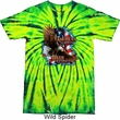 Mens Biker Shirt American By Birth Tie Dye Tee T-shirt