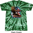 Mens Biker Shirt American By Birth Twist Tie Dye Tee T-shirt
