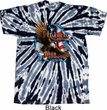 Mens Biker Shirt American By Birth Twist Tie Dye Tee T-shirt