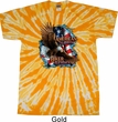 Mens Biker Shirt American By Birth Twist Tie Dye Tee T-shirt
