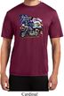 Mens Biker Shirt American Pride Motorcycle Moisture Wicking Tee