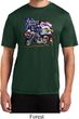 Mens Biker Shirt American Pride Motorcycle Moisture Wicking Tee