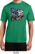 Mens Biker Shirt American Pride Motorcycle Moisture Wicking Tee