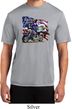 Mens Biker Shirt American Pride Motorcycle Moisture Wicking Tee