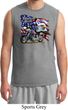 Mens Biker Shirt American Pride Motorcycle Muscle Tee T-Shirt