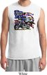 Mens Biker Shirt American Pride Motorcycle Muscle Tee T-Shirt