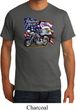Mens Biker Shirt American Pride Motorcycle Organic Tee T-Shirt