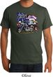 Mens Biker Shirt American Pride Motorcycle Organic Tee T-Shirt