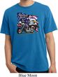 Mens Biker Shirt American Pride Motorcycle Pigment Dyed Tee T-Shirt