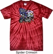 Mens Biker Shirt American Pride Motorcycle Spider Tie Dye Tee T-shirt