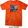 Mens Biker Shirt American Pride Motorcycle Spider Tie Dye Tee T-shirt