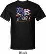Mens Biker Shirt American Pride Motorcycle Tall Tee T-Shirt