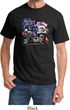Mens Biker Shirt American Pride Motorcycle Tee T-Shirt
