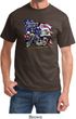 Mens Biker Shirt American Pride Motorcycle Tee T-Shirt