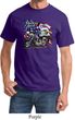 Mens Biker Shirt American Pride Motorcycle Tee T-Shirt