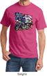 Mens Biker Shirt American Pride Motorcycle Tee T-Shirt