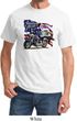Mens Biker Shirt American Pride Motorcycle Tee T-Shirt